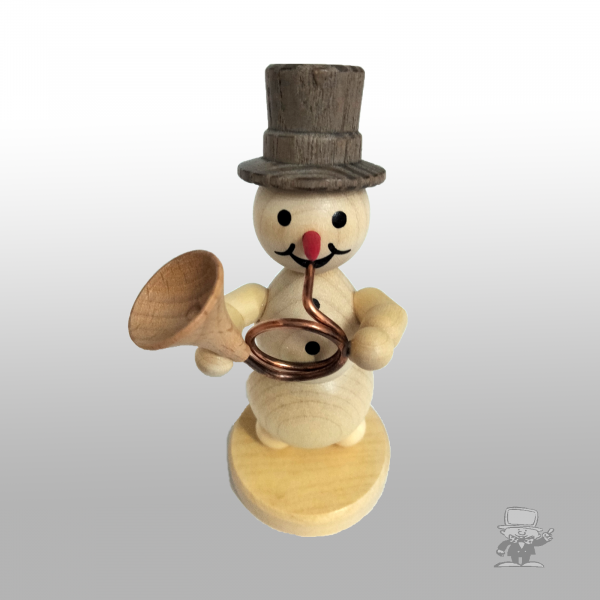 Wagner 10/2 Schneemann Musikant Hornbläser
